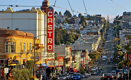 Photo of Castro District in San Francisco California. 